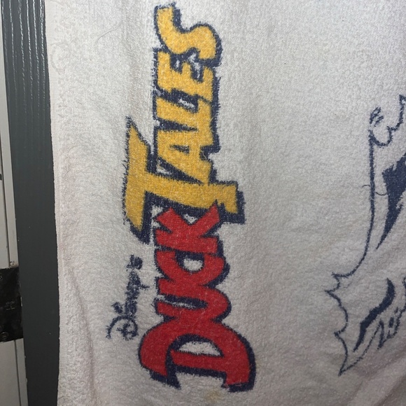 Vintage 1980s Duck Tales Huey Dewey Louie Towel - Picture 3 of 4